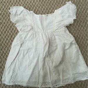 Zara eyelet dress girls